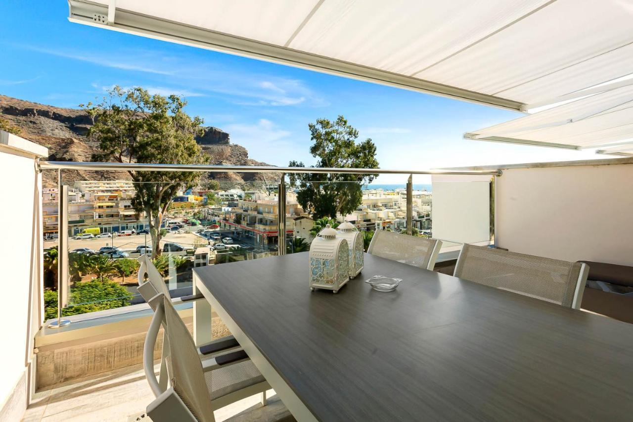 Ribera Del Puerto - Luxe Apartement With Great Terrace And Sea View Puerto De Mogan Dış mekan fotoğraf