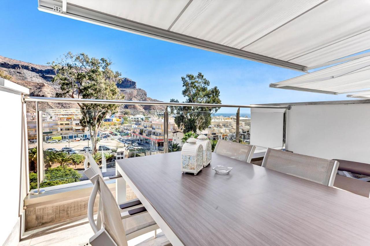 Ribera Del Puerto - Luxe Apartement With Great Terrace And Sea View Puerto De Mogan Dış mekan fotoğraf