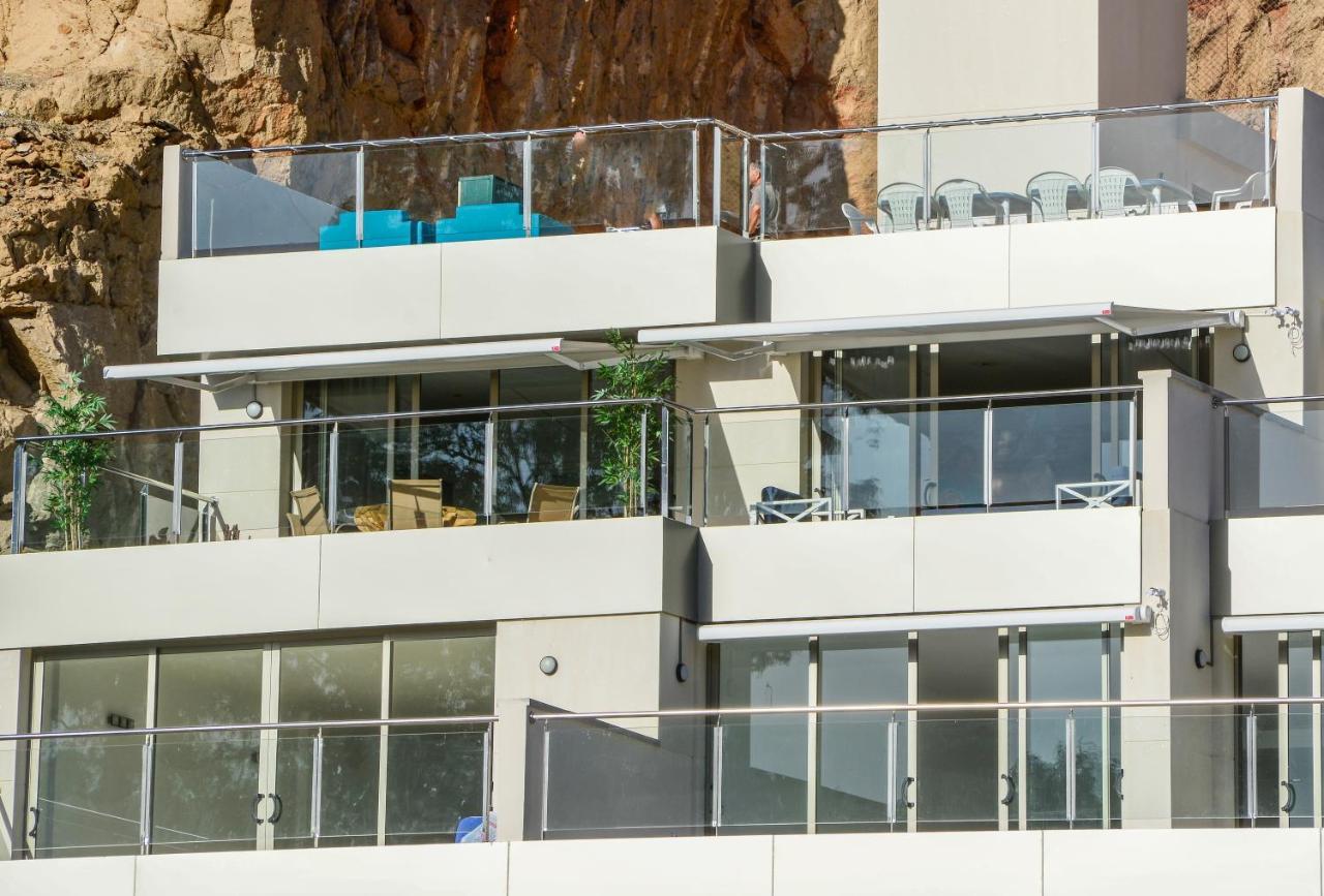 Ribera Del Puerto - Luxe Apartement With Great Terrace And Sea View Puerto De Mogan Dış mekan fotoğraf